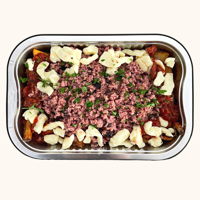 poutine-italienne-viande-fumee-smoke-meat-sante-fit-espace-fit2go-repas-mascouche