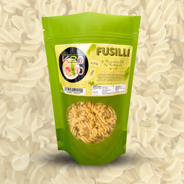 Pâtes K2G Fusilli - Caisse 12